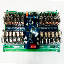 Релейный модуль 24 канала, управление по RS485 протокол Modbus-RTU 24-Channel RS485 Relay Module