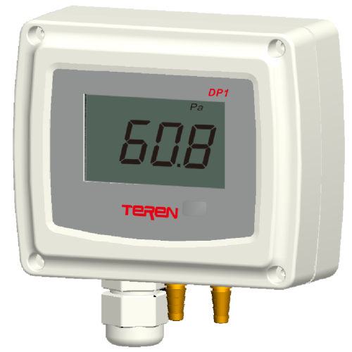 Промышленный датчик перепада давления, 0-1000pa, выход rs485/modbus rtu светодиодный дисплей DP10581