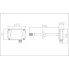 Датчик температуры и влажности для монтажа в воздуховоде, 0-10vdc rh/temp. output 0-100c H2N211200